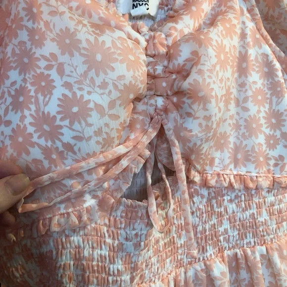 Madden NYC XXL Pink Floral Dress - Picture 3 of 11